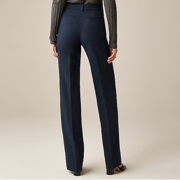 NWT J. Crew Natalia Navy Dress Pants in Four Season Stretch 4 - Picture 3 of 8